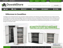 Tablet Screenshot of oswald-store.de